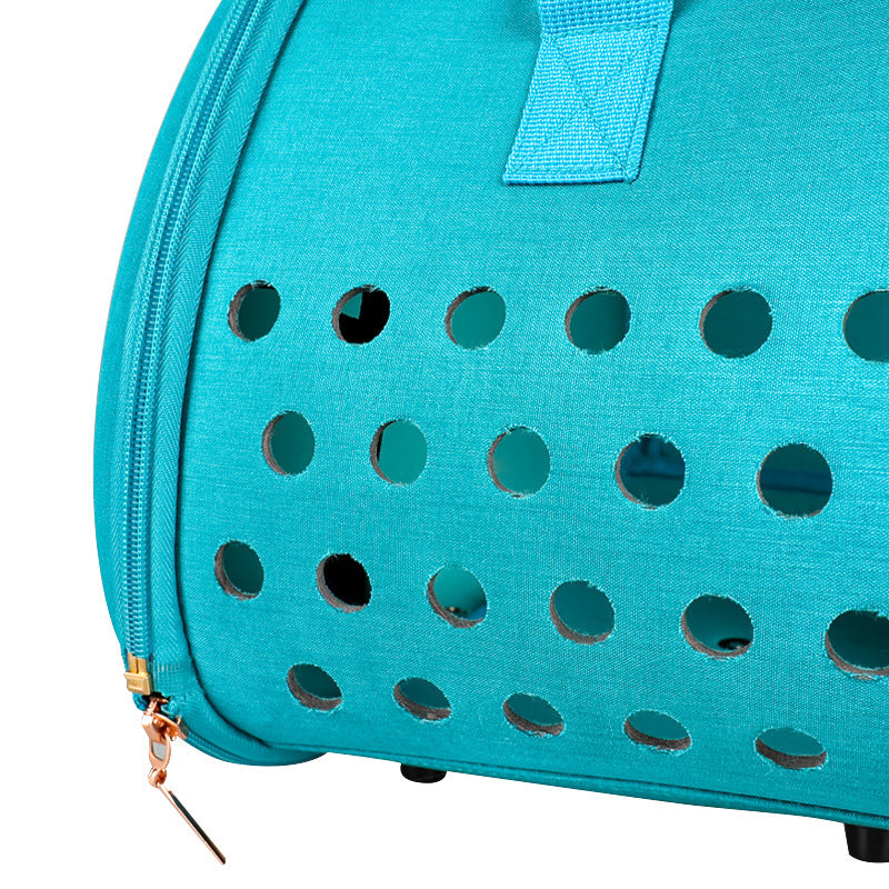 View details for Double Fish Transparent Dog Bag Puppy Cat Cane Backpack Double Fish Transparent Dog Bag Puppy Cat Cane Backpack