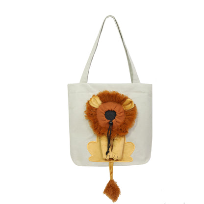 View details for Pets lion design pet carrier bag Pets lion design pet carrier bag