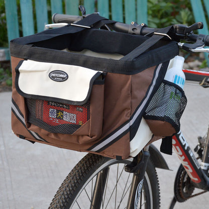 View details for Pet Bicycle Carrier Cat&Dog Bike Removable Basket Handlebar Pet Bicycle Carrier Cat&Dog Bike Removable Basket Handlebar