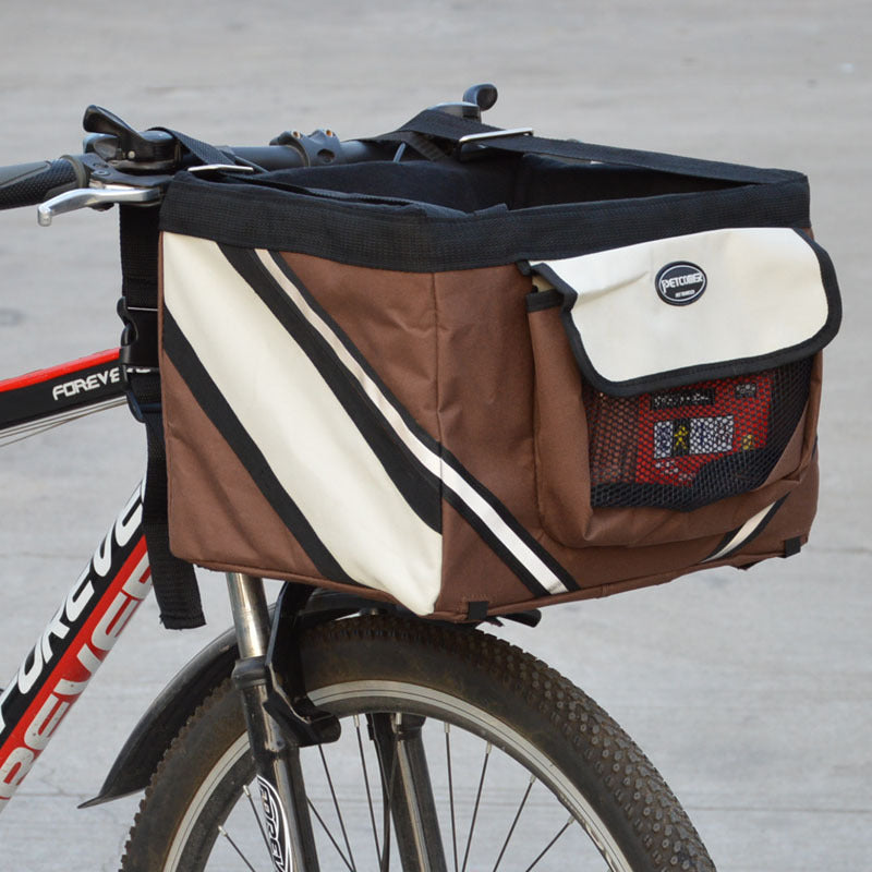 View details for Pet Bicycle Carrier Cat&Dog Bike Removable Basket Handlebar Pet Bicycle Carrier Cat&Dog Bike Removable Basket Handlebar