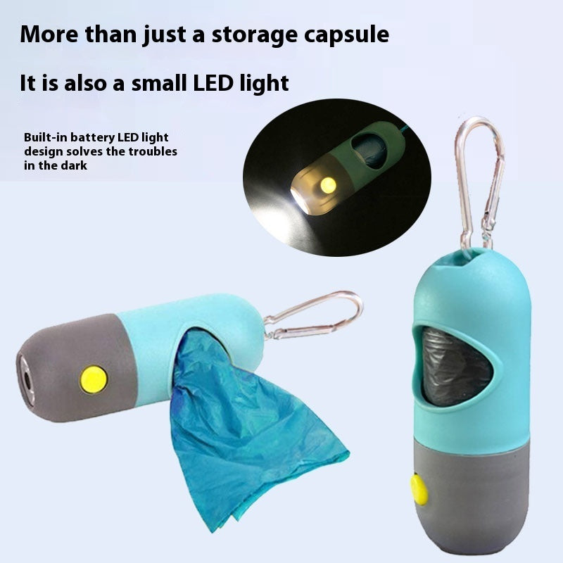 View details for led light pet waste bag dispenser led light pet waste bag dispenser