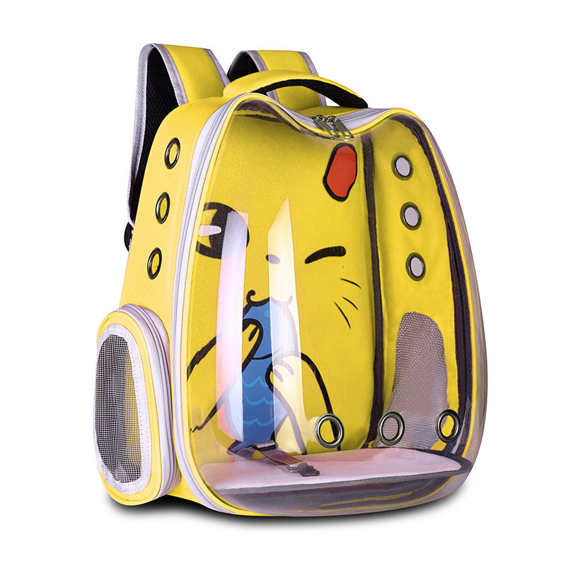 Pet Supplies Pet Backpack Convenient Pet Space Bag Breathable