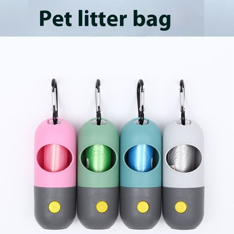 View details for led light pet waste bag dispenser led light pet waste bag dispenser
