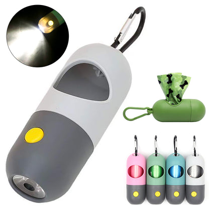 View details for led light pet waste bag dispenser led light pet waste bag dispenser