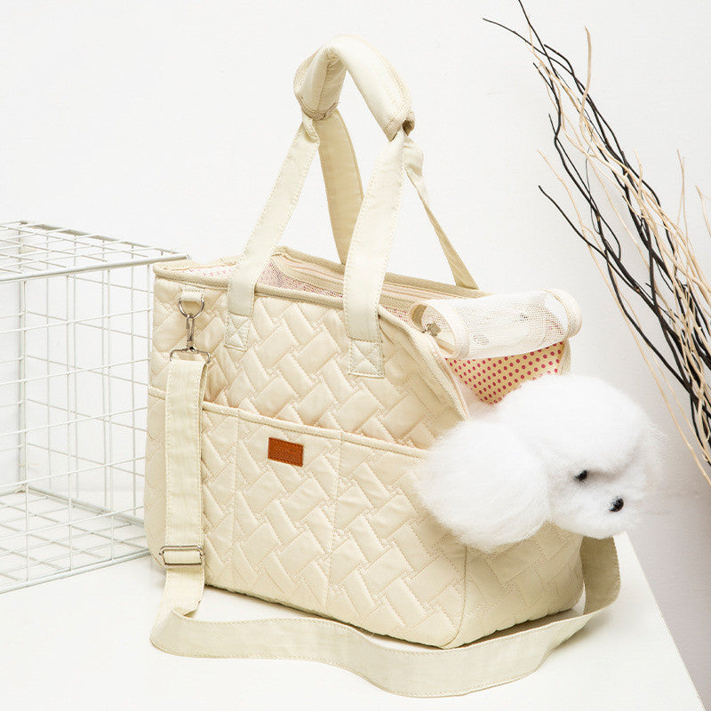 high capacity pet handbag for cats and dogs